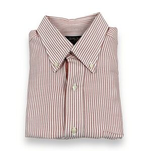 Bobby Jones Shirt Mens Size Medium 15-15.5 Pinstripe‎ Long Sleeve Button Down